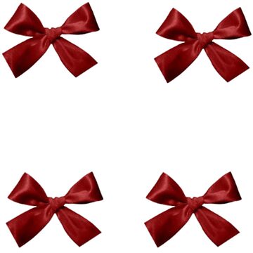 Red Bow Stickers