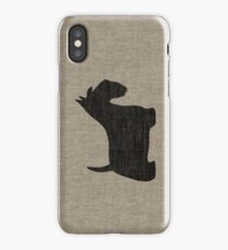 Scottish Terrier Silhouette(s) iPhone Case