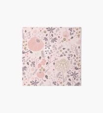 Field of Flowers in Pink and Purple Art Board
