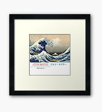 John Mayer Summer Wave Framed Print