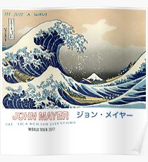 John Mayer Summer Wave Poster