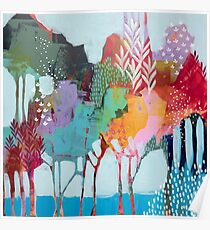 Floral Trees 2 Poster