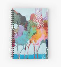 Floral Trees 2 Spiral Notebook