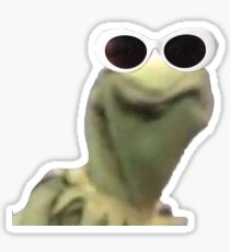 Kermit Clout Goggles Edition Sticker