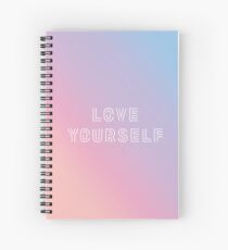 BTS LOVE YOURSELF PASTEL Spiral Notebook