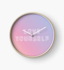BTS LOVE YOURSELF PASTEL Clock