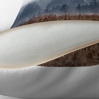 Alternate view of Lost In Fog Floor Pillow