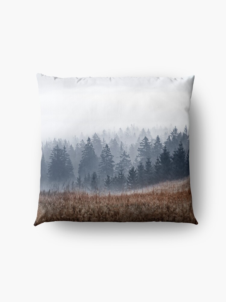 Alternate view of Lost In Fog Floor Pillow