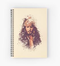 Cuaderno de espiral Piratas del Caribe, salpicadura de Jack Sparrow