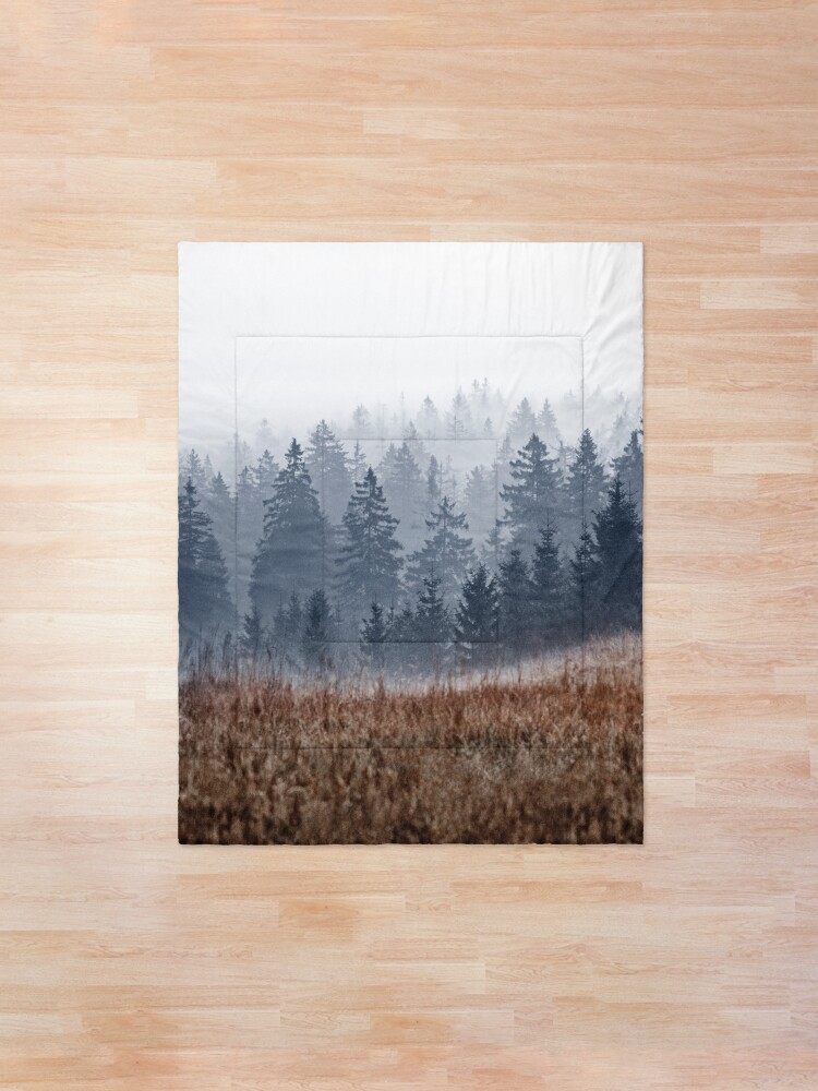 Alternate view of Lost In Fog Comforter