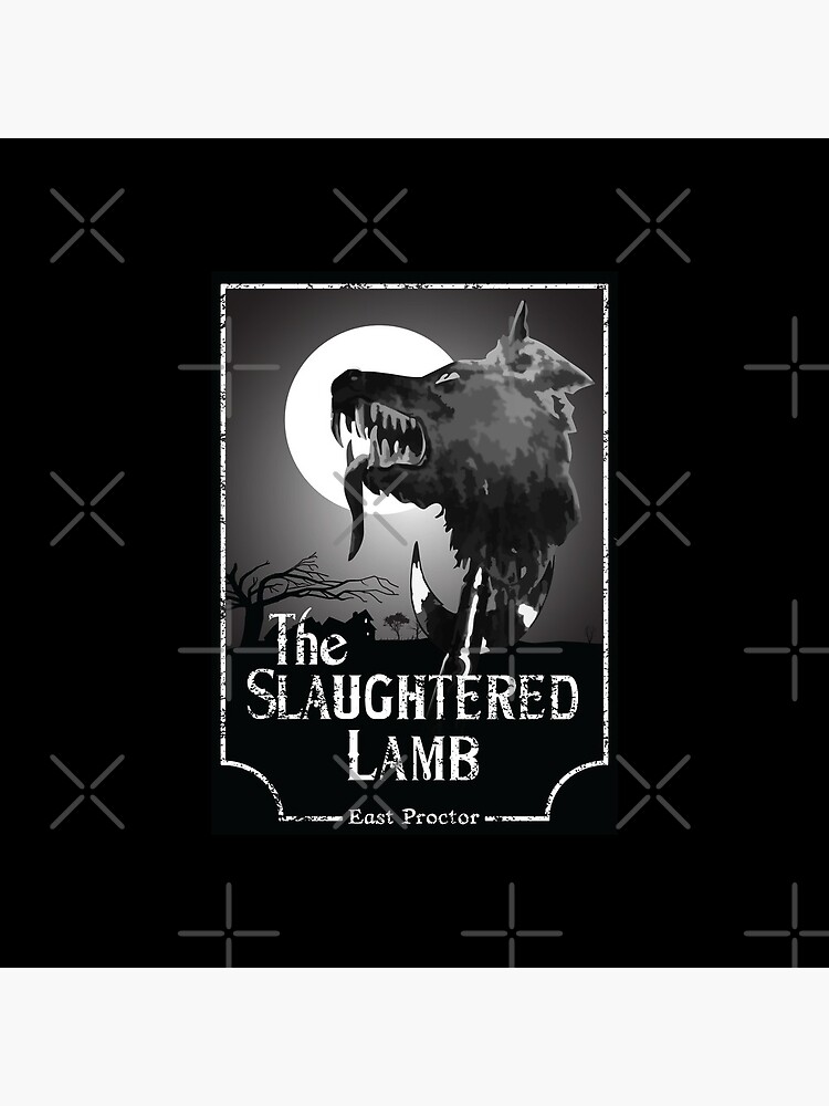 American Werewolf In London - The Slaughtered Lamb B&W by Purakushi