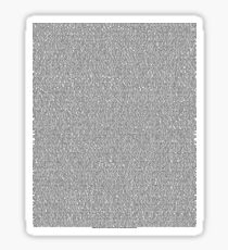 THE ENTIRE BEE MOVIE SCRIPT Sticker