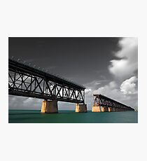 Old Bahia Honda Bridge Photographic Print