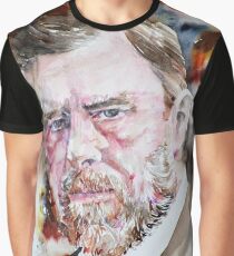 BRAM STOKER - watercolor portrait Graphic T-Shirt