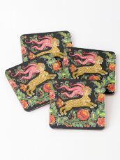 Magical Creature Folk Art (Lamia) Coasters