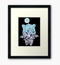 Moogle-verse (blue) Gerahmtes Wandbild