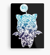 Moogle-verse (blue) Metal Print
