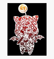 Final Fantasy Moogle-verse (red) Photographic Print