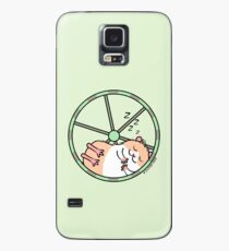 Hamster Sleeping in Exercise Wheel Case/Skin for Samsung Galaxy