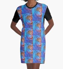 Autumn Daze Graphic T-Shirt Dress