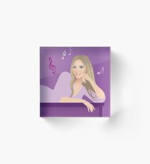 Piano Babs Acrylic Block