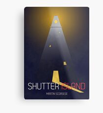 Shutter Island Poster Metal Print