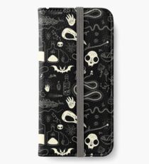 Witchcraft pattern with animal skulls iPhone Wallet/Case/Skin