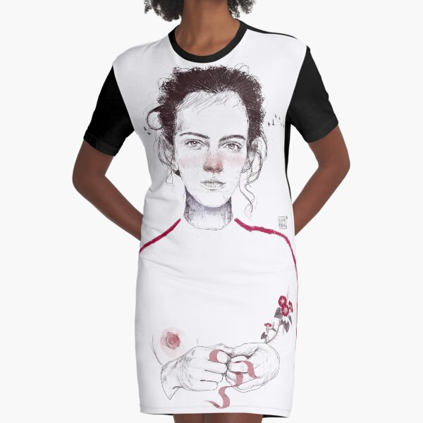 LA LUCHADORA by elenagarnu Graphic T-Shirt Dress