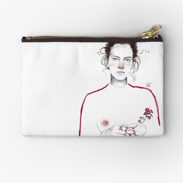 LA LUCHADORA by elenagarnu Zipper Pouch