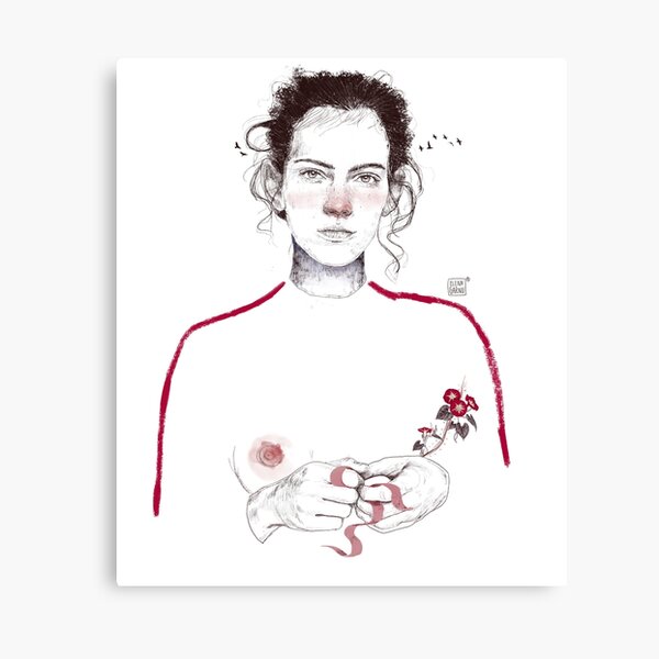LA LUCHADORA by elenagarnu Canvas Print