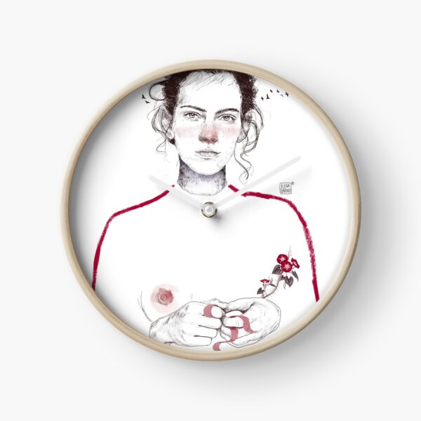 LA LUCHADORA by elenagarnu Clock