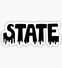 Drippy State Sticker