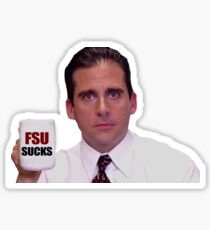 Michael Scott Florida State Sucks Sticker