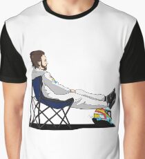 Formula 1 - Fernando Alonso deckchair - Cutout Graphic T-Shirt
