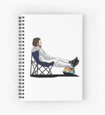 Formula 1 - Fernando Alonso deckchair - Cutout Spiral Notebook