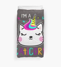I'm A Caticorn Cat Unicorn Duvet Cover