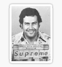 Pablo Escobar Supreme Sticker