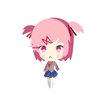 "DDLC Chibi Natsuki" Women's Tank Top by OyasumiSupreme ... - 360 x 360 jpeg 8kB