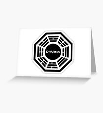 Dharma Initiative logo Greeting Card