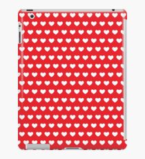 Polka Hearts Red iPad Case/Skin