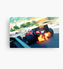 F1 '85 Monaco Ferrari Stefan Johansson Metal Print
