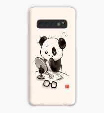 Funda/vinilo para Samsung Galaxy Maquillaje Panda