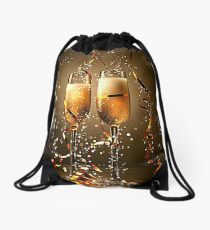 Happy New Year Drawstring Bag