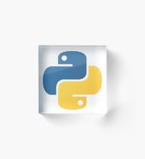 Python Programming Acrylic Block