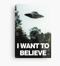I Want To Believe Metal Print