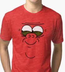 Muscle Man Face Tri-blend T-Shirt