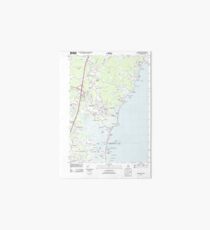 USGS TOPO Map New Hampshire NH Hampton 20120718 TM Art Board