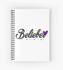 Cuaderno de espiral Belieber