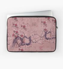 Japanese Sakura Print with Kanji Laptop Sleeve
