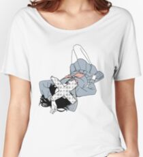 TIRED (alternative) - Sad Japanese Aesthetic Women's Relaxed Fit T-Shirt